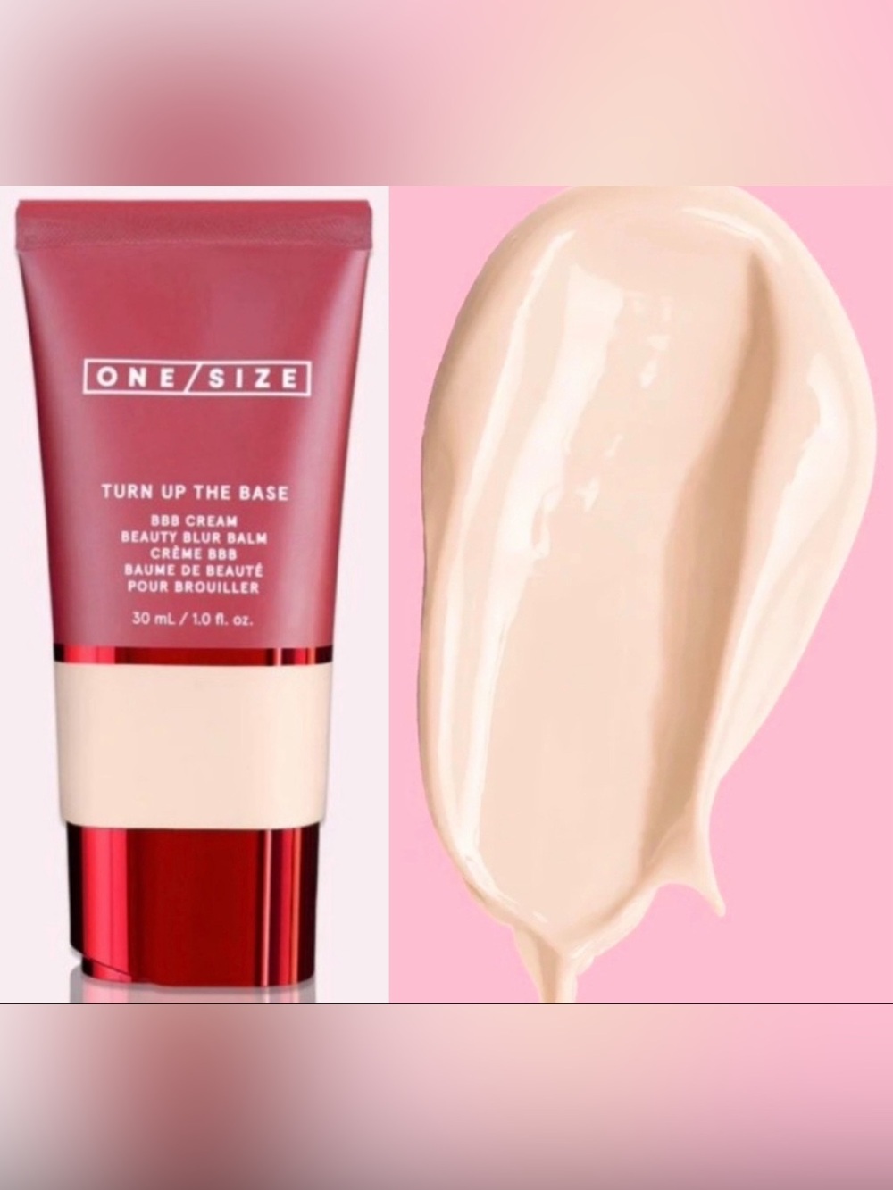 O/S One Size Turn Up The Base BBB Creme (Fair 1 N) NIB 30 ml / 1.0 fl oz - Picture 3 of 3